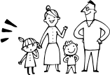 家族 イラスト