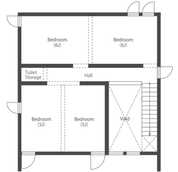 2nd floor　間取り　画像